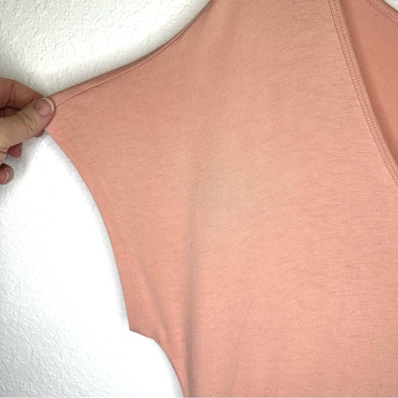 Torrid Women’s Plus Size Super Soft Knit Shirt Tunic Size 1 Peach V Neck - Picture 3 of 8